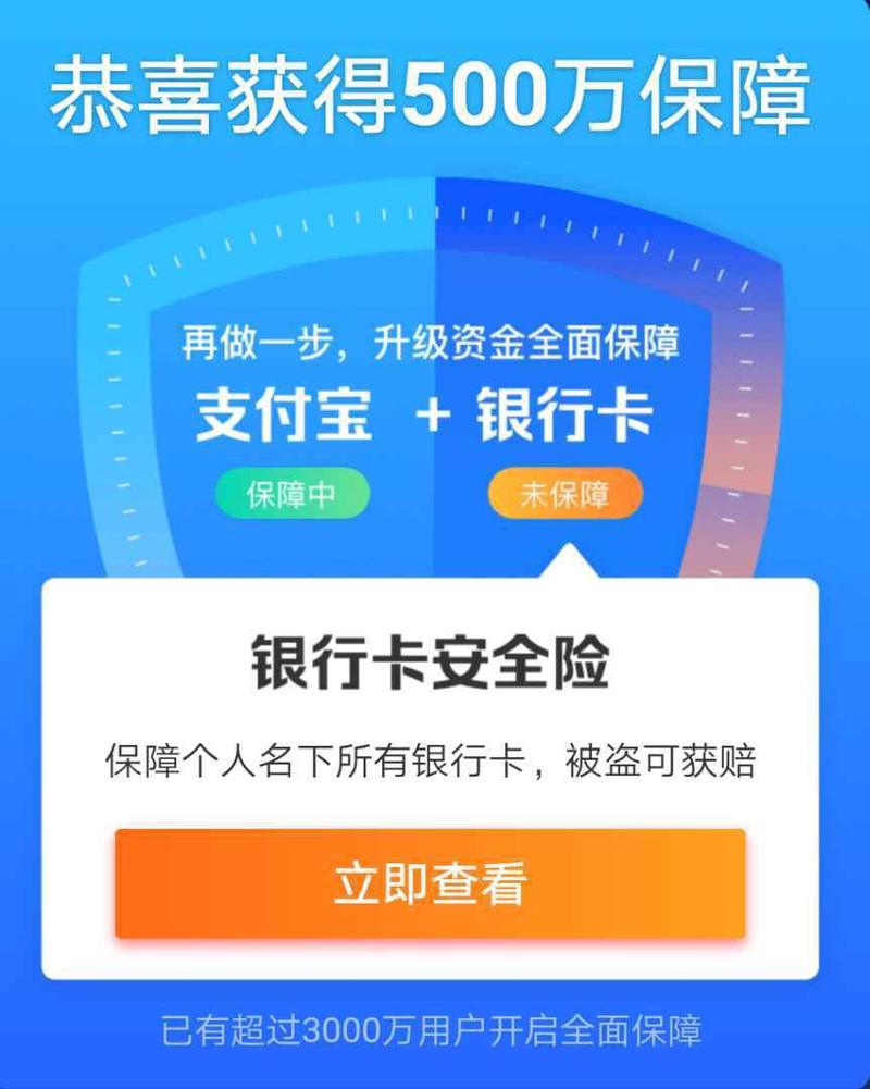 支付宝账户安全险多少钱一年?
